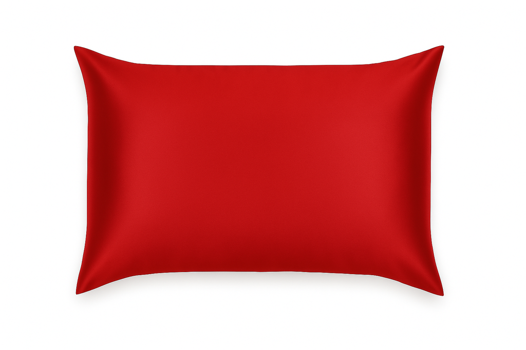 Silk Pillowcase - Red