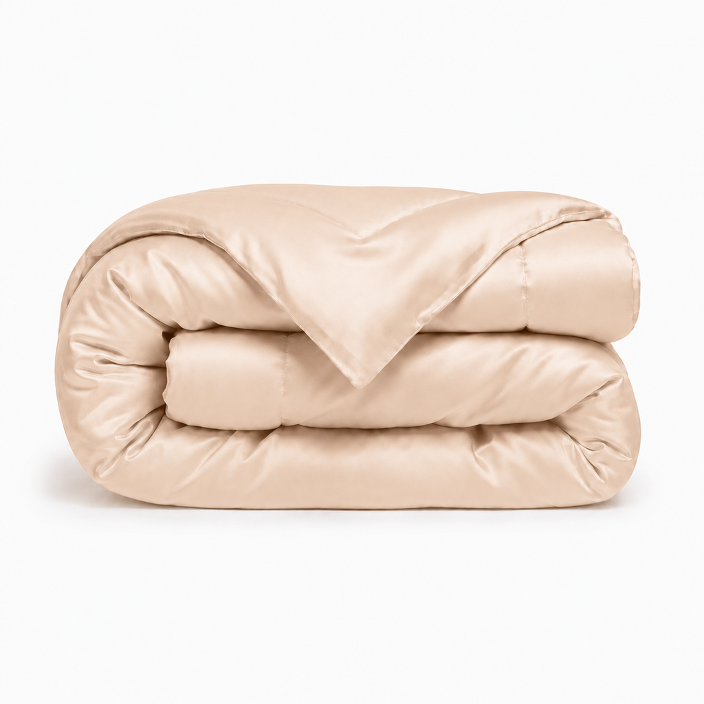 Silk Bedding Set - Rose Gold