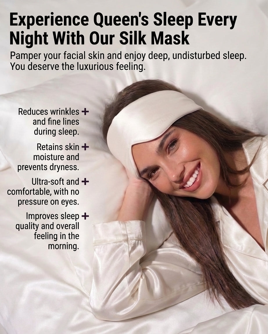 Silk Sleep Mask - Black