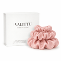 Premium Mulberry Silk Scrunchie Set - Pink