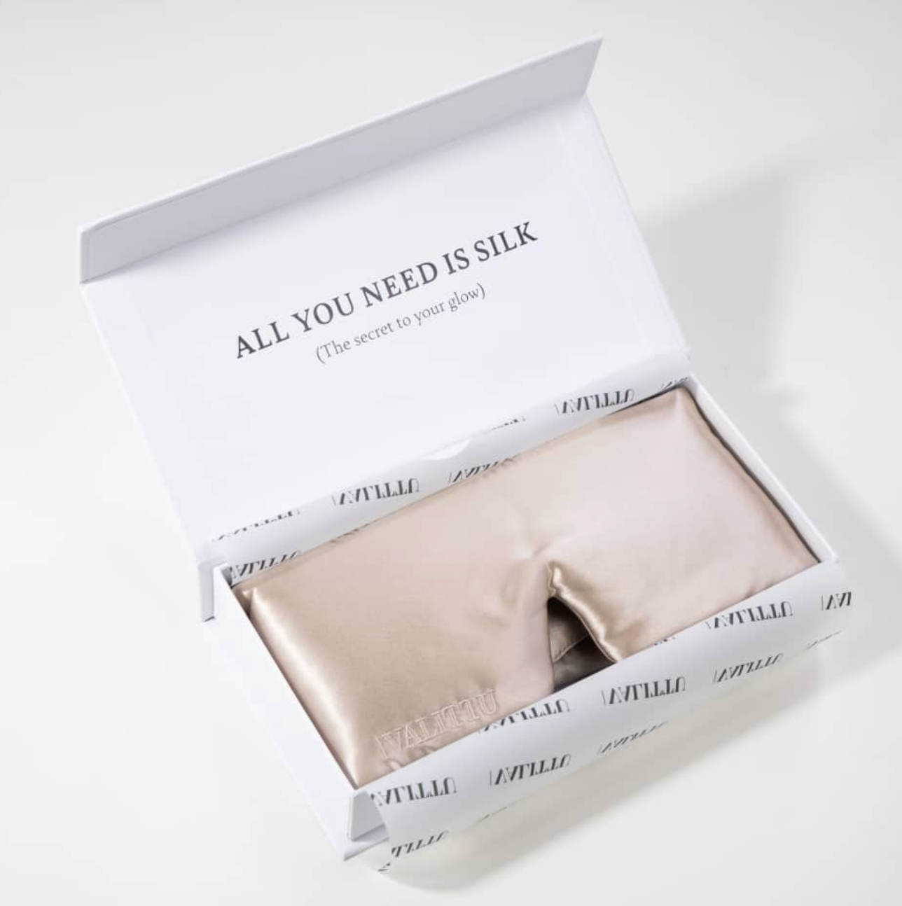 Silk Sleep Mask - Rose Gold