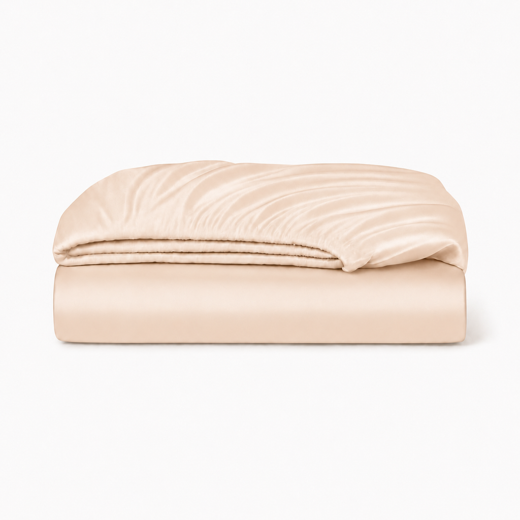 Silk Bedding Set - Rose Gold
