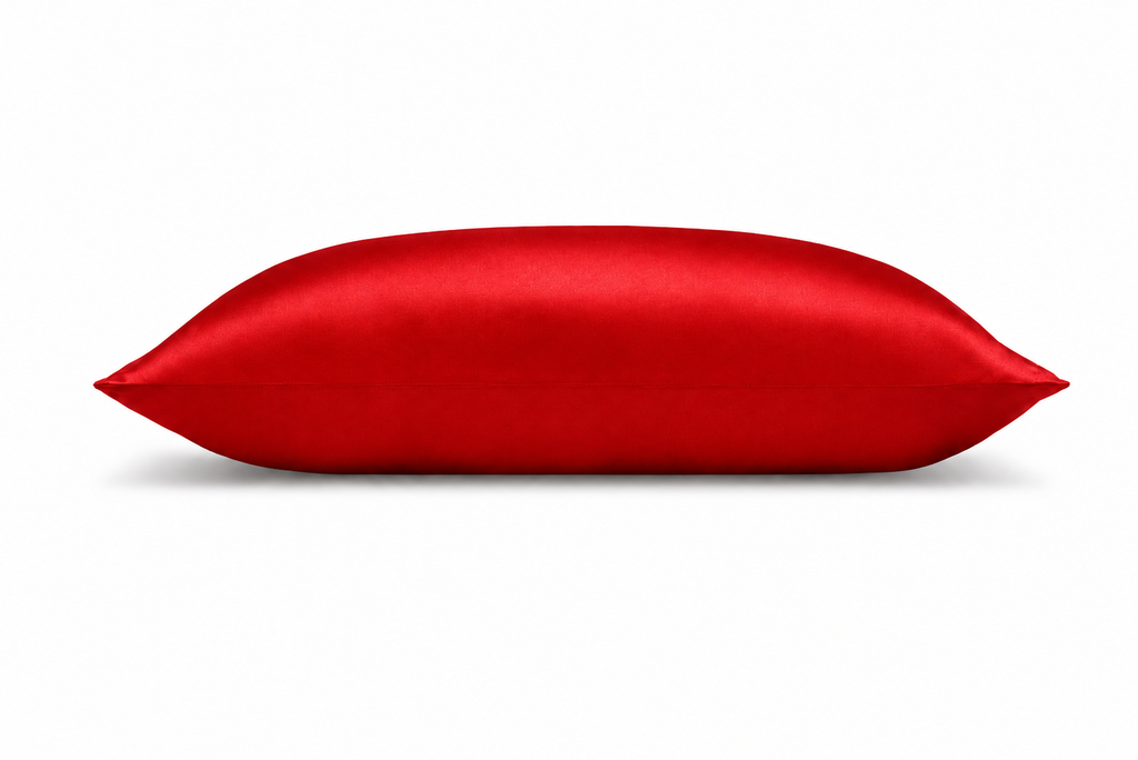 Silk Pillowcase - Red
