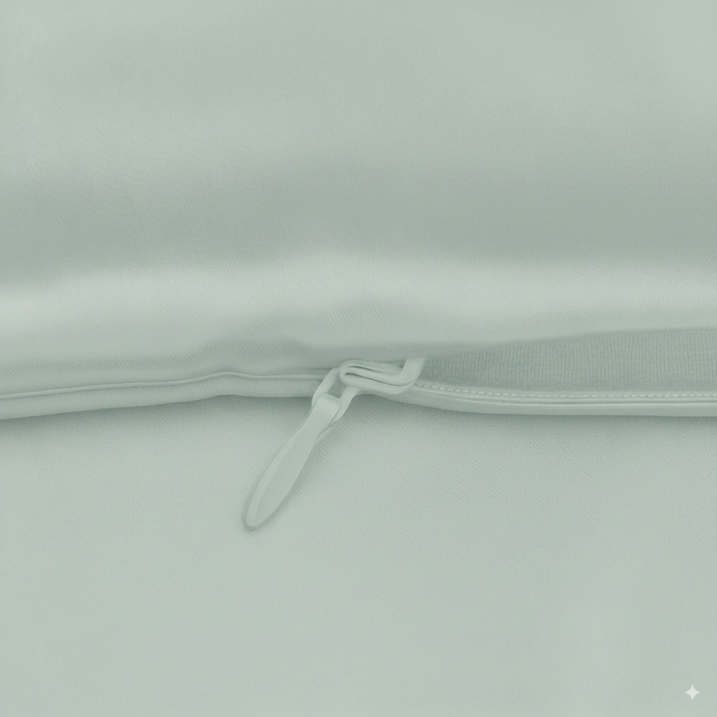 Silk Pillowcase - Green Mist