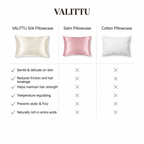 Silk Pillowcase - Silver