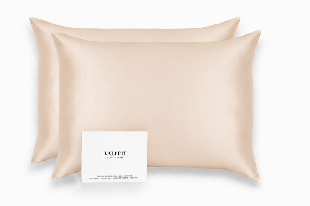 Silk Bedding Set - Rose Gold