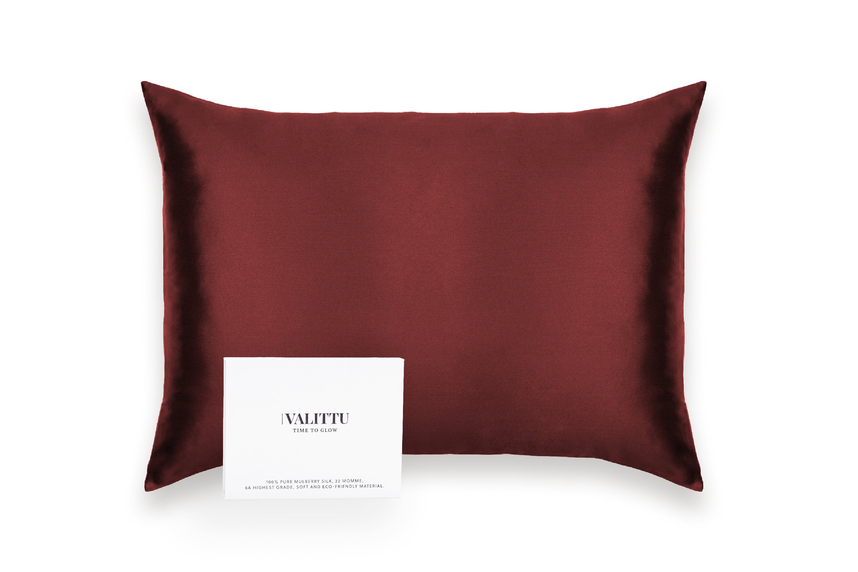 Silk Pillowcase - Burgundy