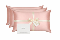 Silk Pillowcase 4-Pack - Pink