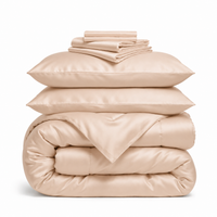 Silk Bedding Set - Rose Gold