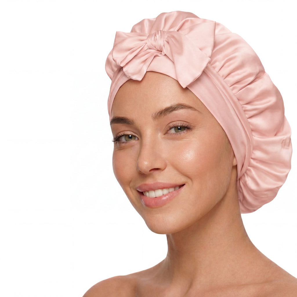 Silk Bonnet - Pink