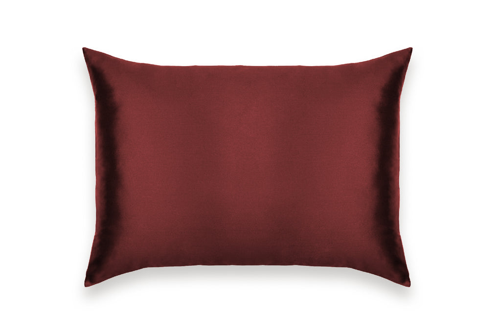 Silk Pillowcase 4-Pack - Burgundy