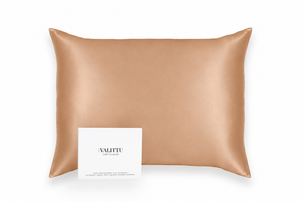 Silk Pillowcase - Coffee Brown