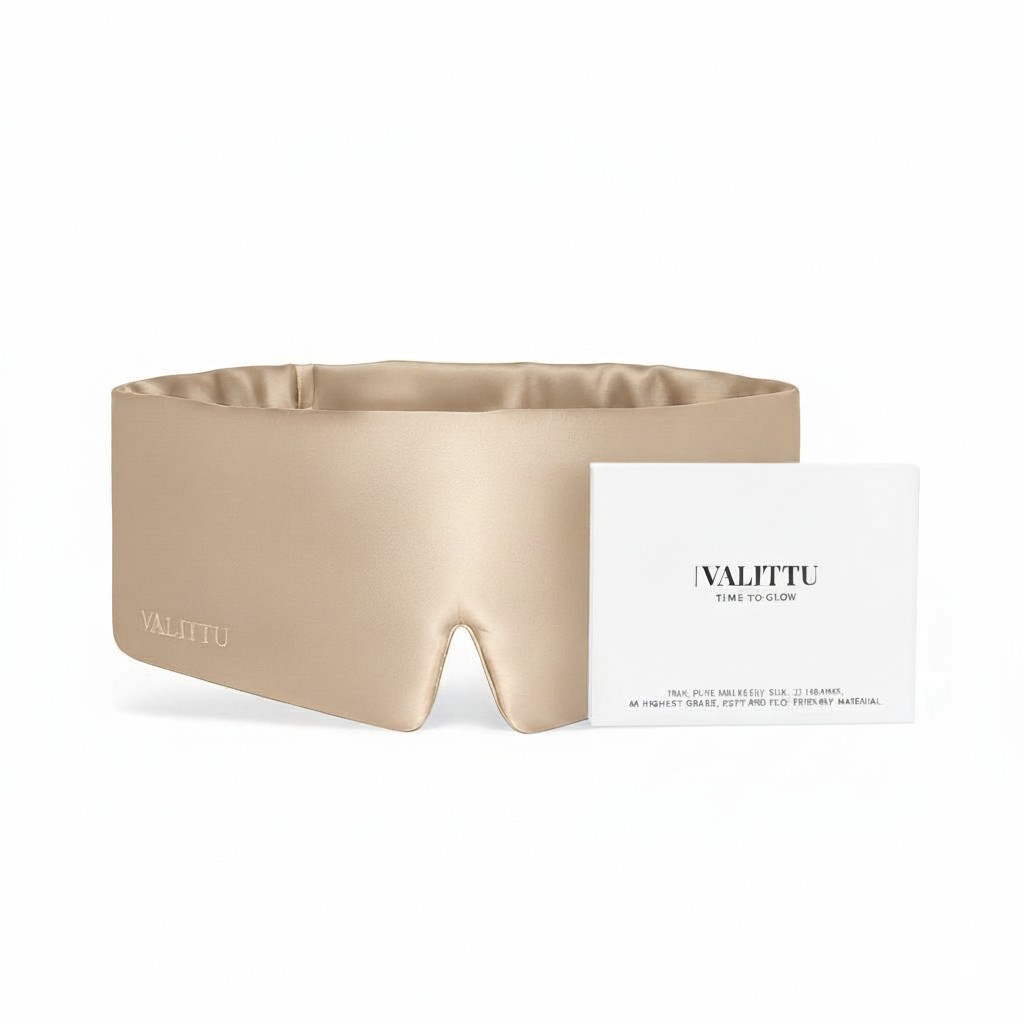Silk Sleep Mask - Rose Gold