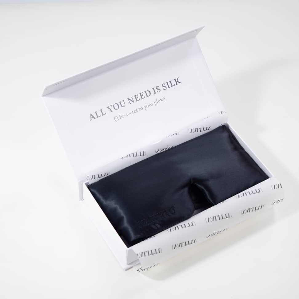 Silk Sleep Mask - Black