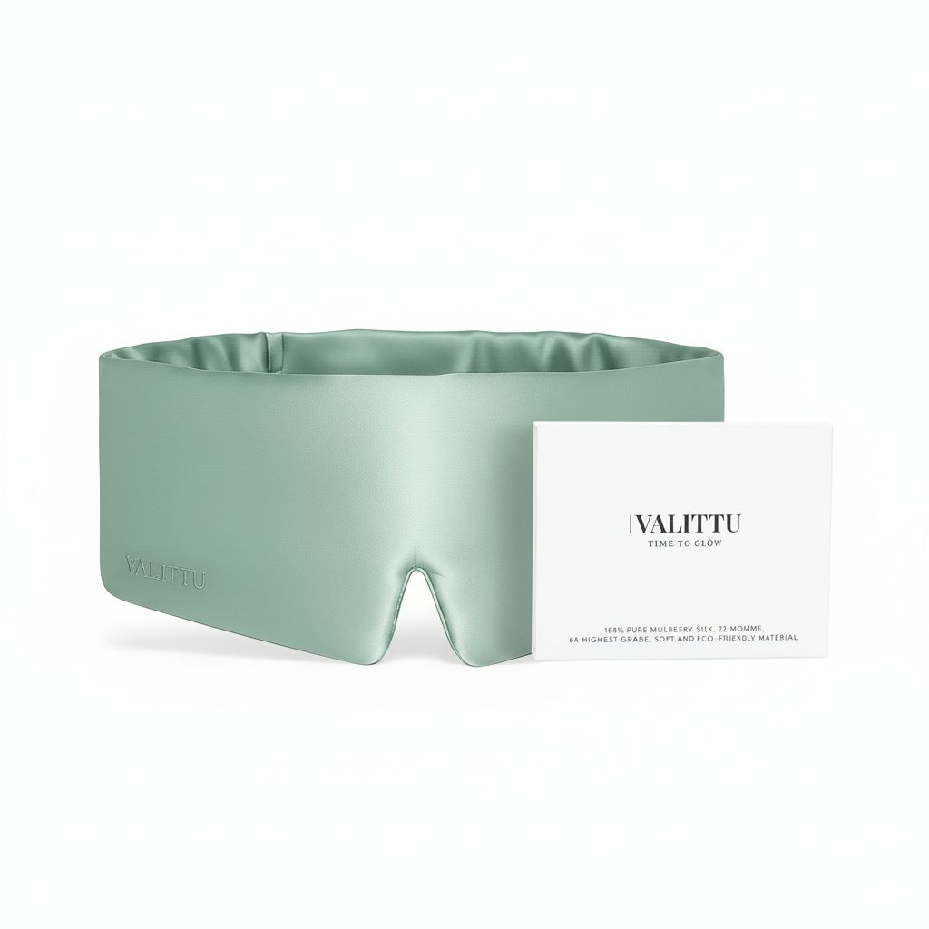 Silk Sleep Mask - Green Mist