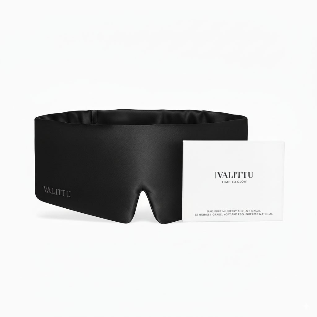 Silk Sleep Mask - Black