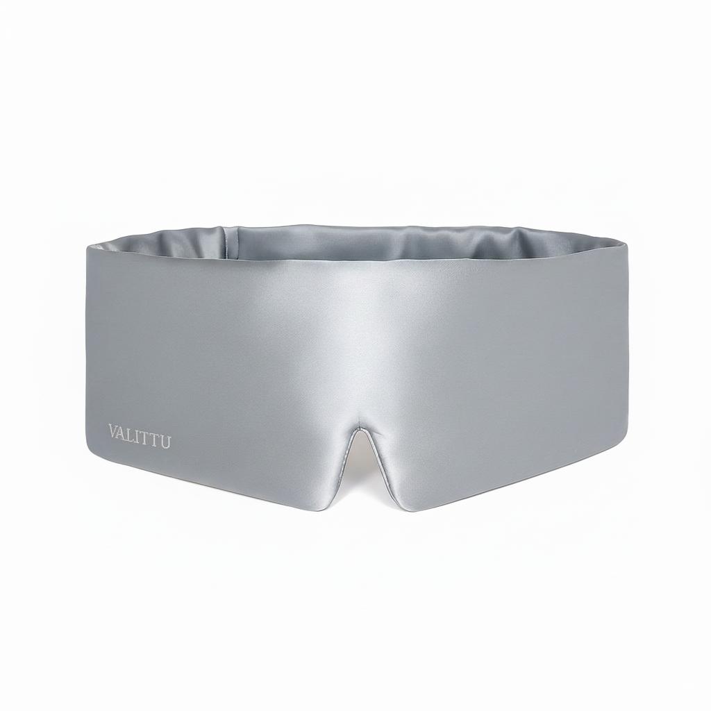 Silk Sleep Mask - Silver