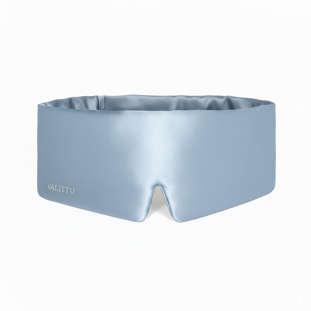 Silk Sleep Mask - Blue Mist