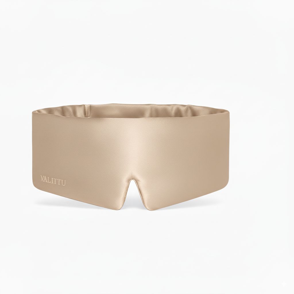 Silk Sleep Mask - Rose Gold