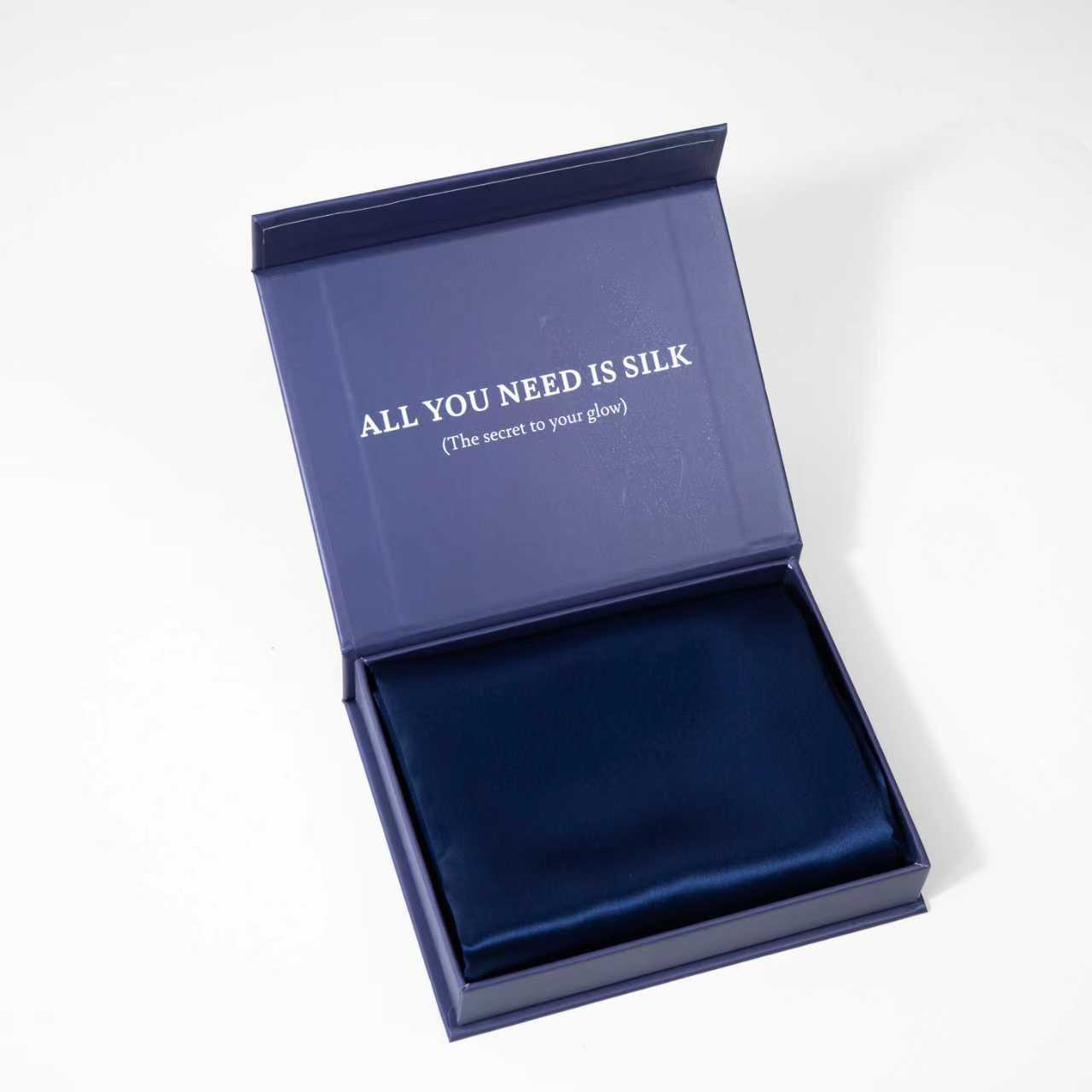 Silk Pillowcase - Navy