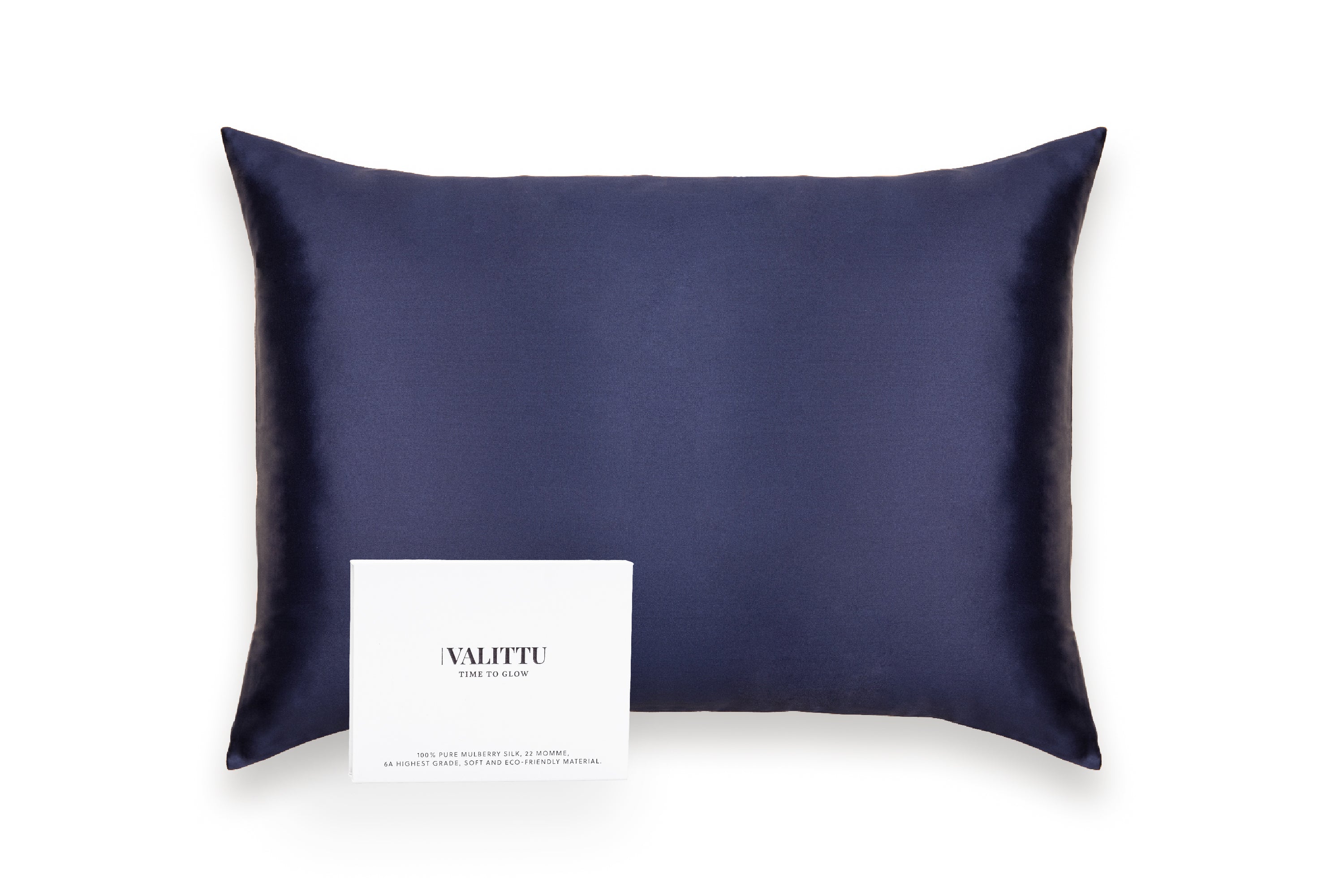 Silk Pillowcase - Navy