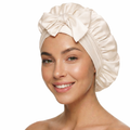 Silk Bonnet - Ivory