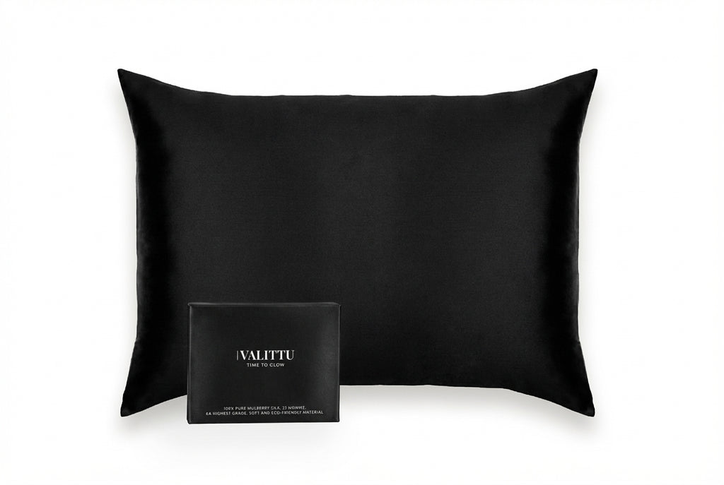 Silk Pillowcase - Black