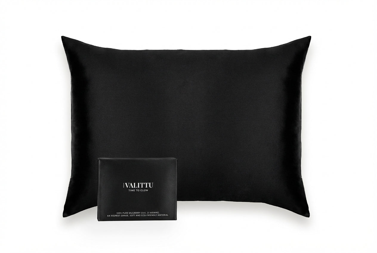 Silk Pillowcase - Black