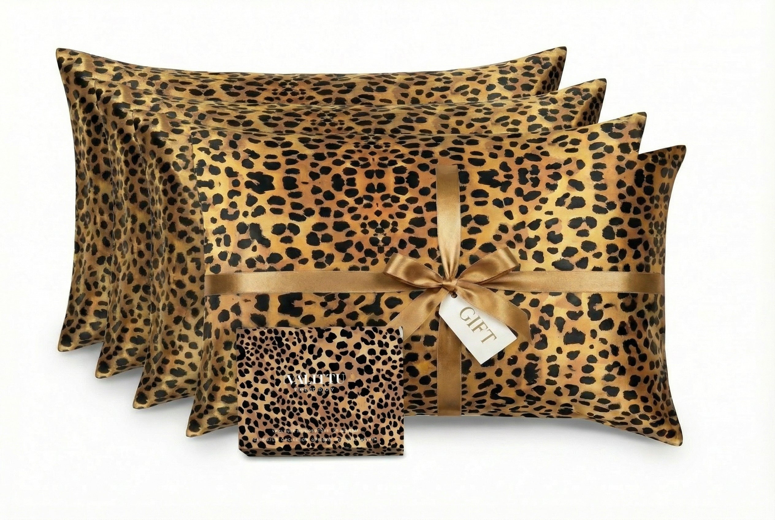 Silk Pillowcase 4-Pack - Leopard
