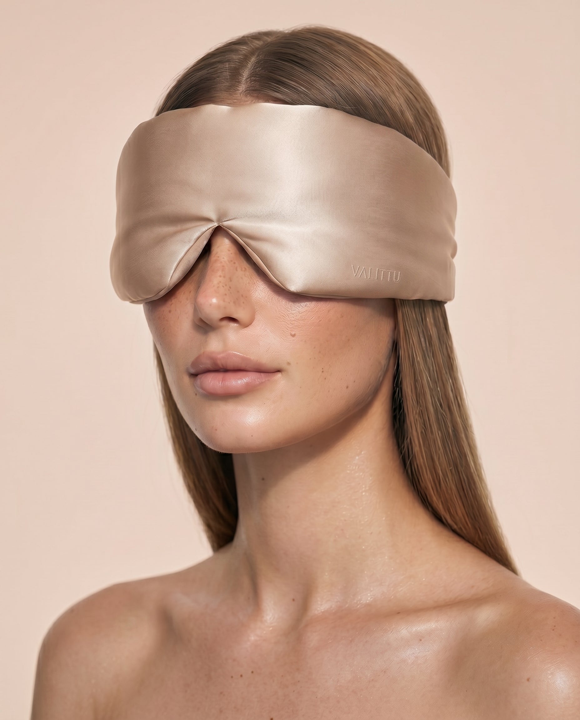 Silk Sleep Mask - Rose Gold